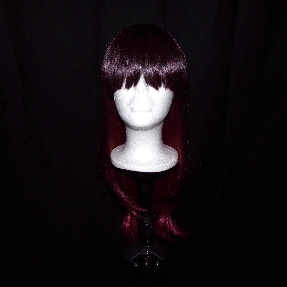 Elegant Burgundy Wig for Women